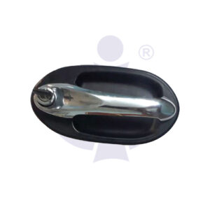 DRIVER DOOR HANDLE W/KEYS (METAL CHROME) W/PLATE (CI-BUS 9068)