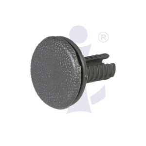 MALE-FEMALE CLIP SMALL TRIM BUTTON PLASTIC (GREY) (CI-BZ 3529)