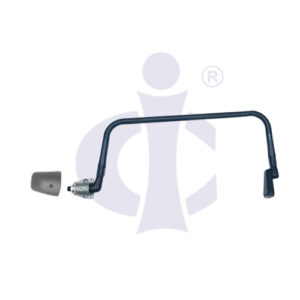 SIDE MIRROR ROD PLAIN W/UPPER & LOWER ALUMINIUM BRACKET W/COVERS