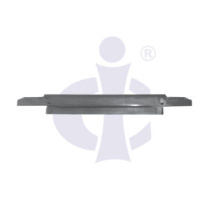 BUMPER BEHIND PLATE (STEEL) GREY (WIDE) (CI-BZ 6704)