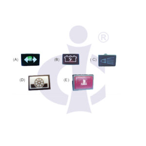 DASH BOARD INDICATOR LIGHT (COVERS ONLY) BENZ TRUCK AIDI & LB (CI-BZ 7561)