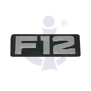 PLASTIC MONOGRAM MODEL NO. F 12 (CI-VV 3809)